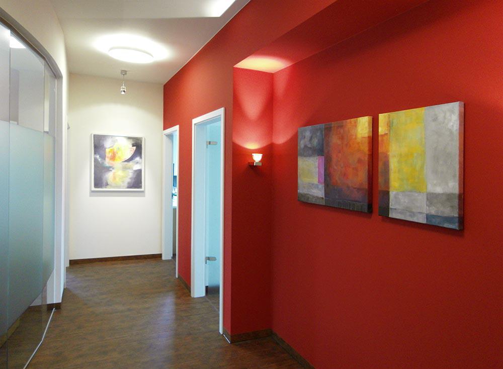 Flur Privatpraxis für Orthopädie Flur Privatpraxis für Orthopädie